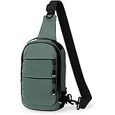 Collsants Small Crossbody Bags for Men Women Mini Sling Bag Lightweight Chest Bag for Hiking Travel Sports