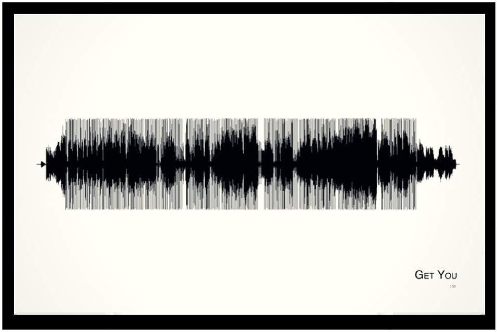Get You - 11x17 Framed Soundwave print
