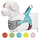Blueberry Pet 8 Colors Soft & Comfy 3M Reflective Strips Padded Dog Harness Vest, Chest Girth 16.5