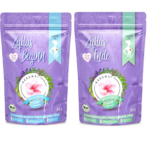 NAROMA Frauentee Set - 130gr- 1x Frauentee 1 und 1x Frauentee 2-100% BIO