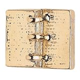 LDS Golden Plates Steel Tie Tack with Gold Finish- Tie Pin, LDS Missionary, Priesthood Gift