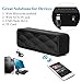 Bluetooth Speakers, TANGLEI Portable Wireless Bluetooth Speaker with HD Audio and Enhanced Bass, Built-In Dual Driver Speakerphone, Handsfree Calling, FM Radio and TF Card Slot, Black