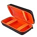BOVKE Hard PU Shockproof Carrying Case Storage Organizer, Black