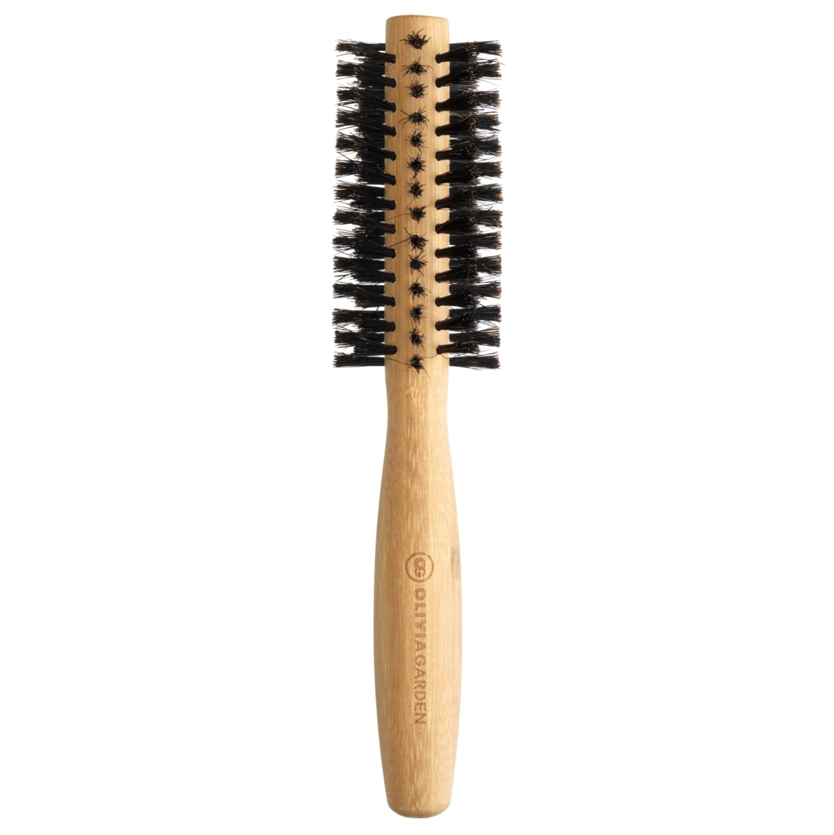 Olivia Garden Bamboo Touch – Cepillo Ecológico Redondo en Bambú para Blowout, 100% Pelo de Jabalí - 15mm — image 1
