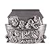 Creative Gifts Noahs Ark Animals Brushed Pewter Coin Bank,4x5