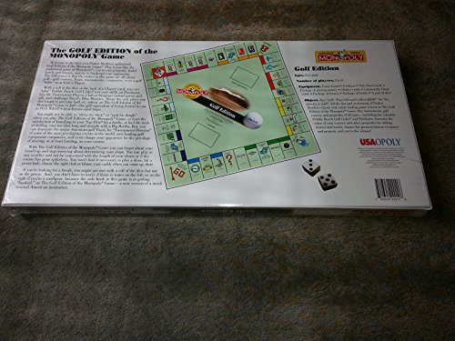 The GOLF EDITION of the MONOPOLY Game