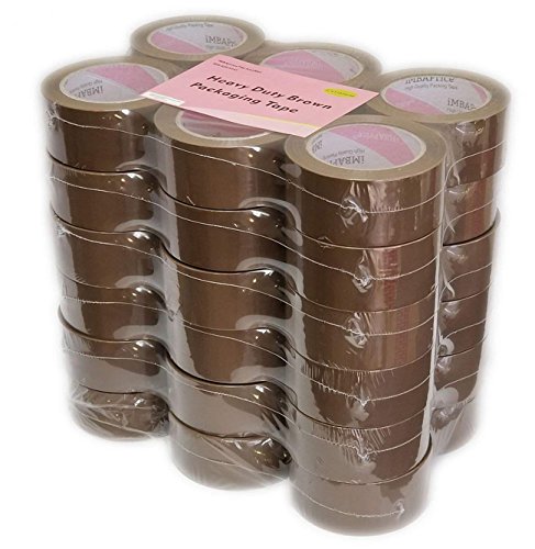 image for iMBAPrice - 2-inches x 110 Yards, Pack of 36 Tan/Brown Color Packing S