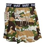 Lazy One Men's Buck Naked Boxers