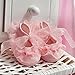 FlyingP Mary Jane Shoes Baby Infant Soft Sole Princess Lace Trim Socks for 3-6 Months Baby Girls