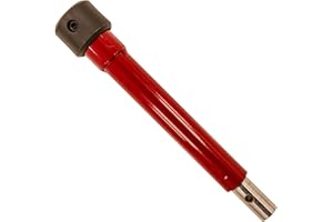 Eskimo Ice Auger Extension, Steel, Red, 8 or 16 Inch Auger Extension, Each Sold Separately
