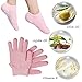 Moisturizing Gloves, Moisturizing Socks, Foot Peel Mask, SPA Gloves and Socks, Soft Cotton with Thermoplastic Gel Repair Cracked Dry Skin, Gel Lining Infused with Essential Oils and Vitamins, 2 Pair