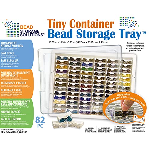 Elizabeth Ward Bead Storage Solutions Plastic Storage Tray and Bead