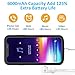 Vproof iPhone Xs Max Battery Case, 6000mAh Rechargeable Charger Case External Protective Charging Case Slim Battery Pack Portable Power Bank Cover for Apple iPhone Xs Max 6.5 Inch 2018(Black)