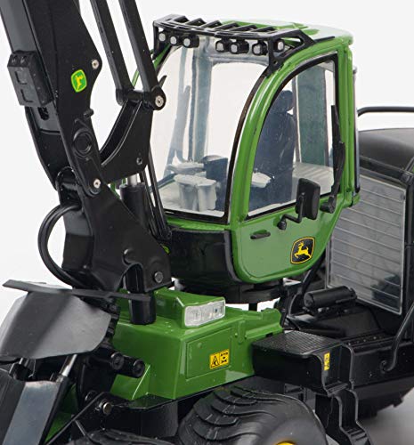 Schuco 450775900 John Deere Harvester 1270G 6W 1:32, grün, gelb, schwarz, Maßstab – Bild 8