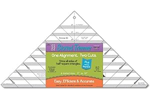 NEW LEAF STITCHES Clearly Perfect Slotted Trimmer B2 ~ Quilting Tool.