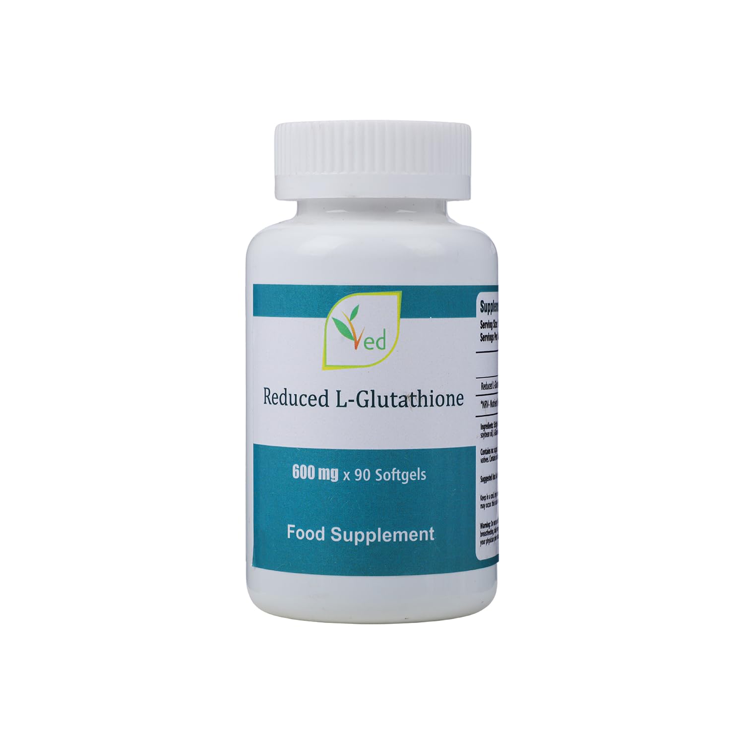 VED Reduced L-Glutathione Supplement 600 mg 90 softgel Capsule