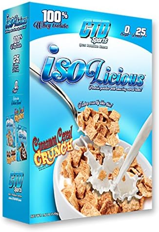 CTD Sports Isolicious Whey Isolate Cinnamon Cereal Crunch 1.6 lbs