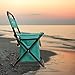 Mini Portable Folding Chair w/ Built In Cooler - Compact, Stylish and Easy to Carry Outdoor Chair for Events, Picnics, Hiking, Tailgating, Parades & More - Includes Bonus Travel Tote Bag