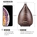 InnoGear 200ml Essential Oil Diffuser Wood Grain Vase-Shaped Ultrasonic Aromatherapy Oil Diffusers with Adjustable Mist Mode Waterless Auto Shut-off Humidifier and 7 Color Changing LED Lights for Homethumb 1