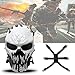 Thiroom Full Face Tactical Airsoft Paintball Cosplay Mask with Metal Mesh Eye Protection M06 Will-o'-the-wisp for Airsoft/BB Gun/CS etc