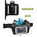 Running Belt + Sports Armband for iPhone 6/6S SE Plus Samsung S7, Lightweight Extra Reflective -No Bounce -Super Slim Sports Belt and Phone Armband for Running, Workouts, Fitness, Gym