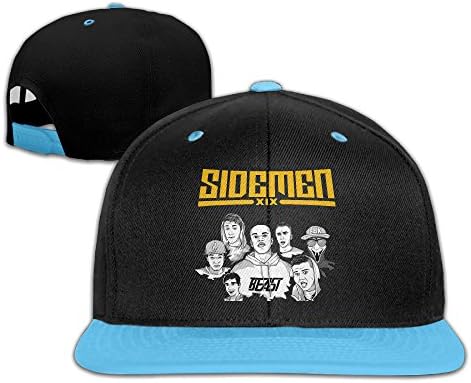 Sideman Youth Unisex Contrast Color Cap Snapback Baseball Cap (4 Colors)