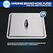 SR SUN RISE 10 Inch Rain Shower Head Brushed Nickel 304 Stainless Steel High Pressure Rainfall Showerhead Ultra Thin Water Saving