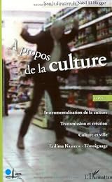 À propos de la culture