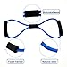 Odowalker Resistance Bands Figure 8 Exercise Band Resistance Fitness Equipment Tool for Back Shoulder Neck Stretching Yoga Bands Exercise Loop for Home Workout(Delivery Random Color)