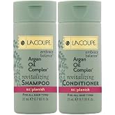 Lacoupe Shampoo and Conditioner - Set of 18 0.75Oz each - 9 Each Shampoo and 9 Each Conditioner Total 13.5 Oz