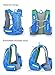 Tanluhu Breathable Vest Bag, NACATIN Water-Resistant and Lightweight Hydration Vest Backpack 15L Capacity, Adjustable Shoulder Straps for Running Cycling Hiking Climbing (Blue)
