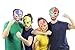 Glow in The Dark Wrestling Masks (Pack of 8)