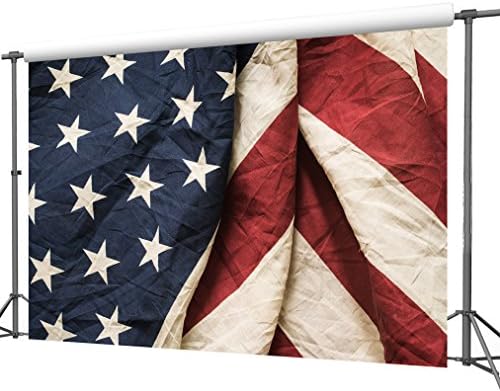 DULUDA 9X6FT US Flag Style National day Seamless Vinyl Photography Backdrop Pictorial cloth Customized photography Backdrop Background studio prop UA26