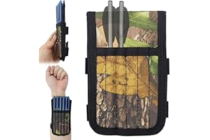 RUOERSISI Mini Crossbow Arrow Quiver Oxford Cloth Crossbow Bolt Holder Mini Arrow Case Pistol Crossbow Bolts Quiver Can Hold 12pack Crossbow Bolts