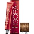 Schwarzkopf Professional Igora Royal Hair Color, 7-55, Medium Blonde Gold Extra, 60 Gram
