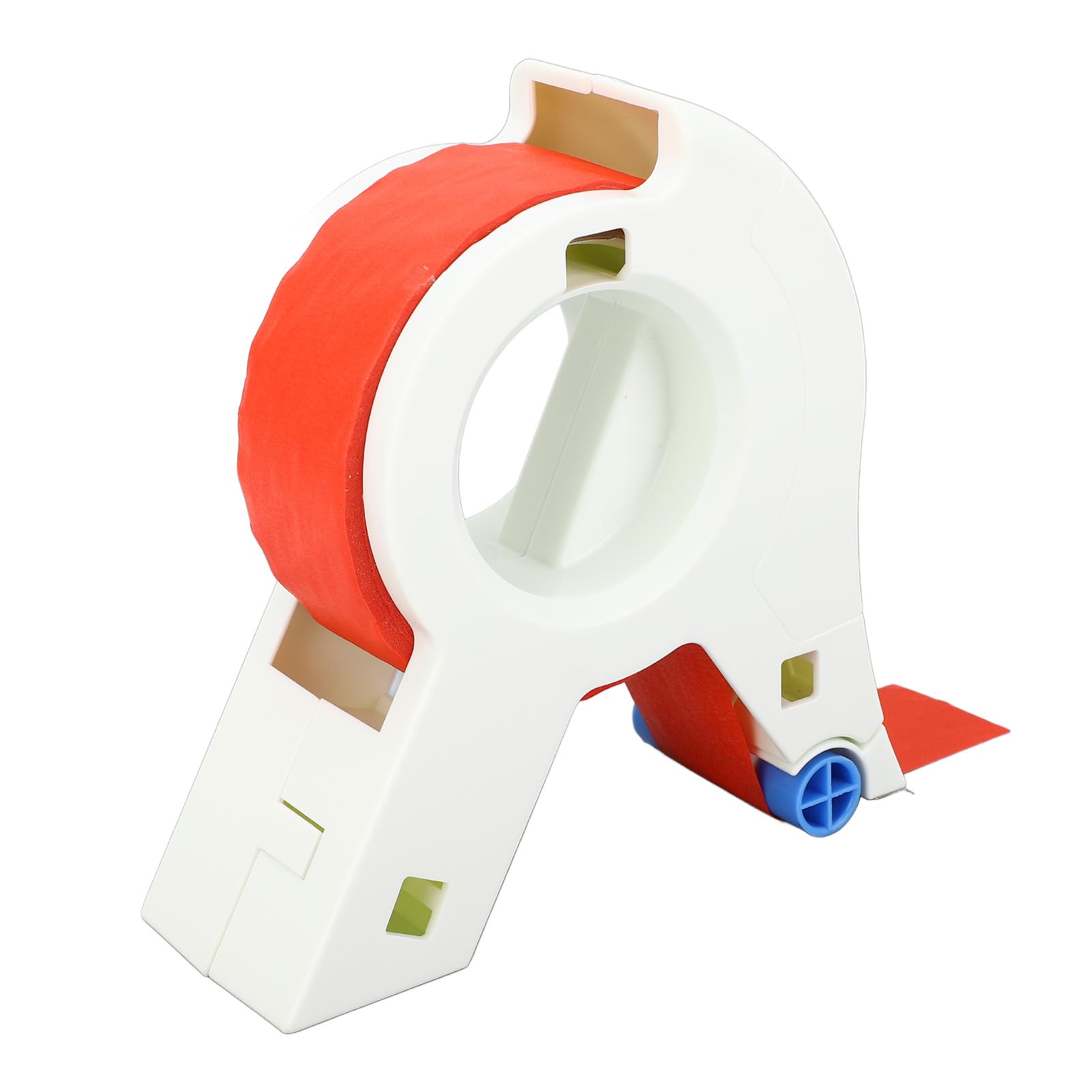 Srliya Masking Tape Applicator with 5 Rolls Red Tapes 3 Rollers Design Seam Sticker Machine Dispenser for Home Improvement