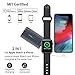 MIPOW Portable Apple Watch Charger, MFi Certified Magnetic 6000mAh Power Bank with Built-in iPhone Fast Charging Cord Cable, Pocket-Sized Battery for iWatch Series 4 3 2 1 Nike 38mm 42mm