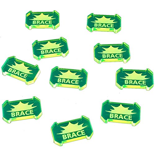 SW: Armada, Brace Defense Tokens, Fluorescent Green (10)