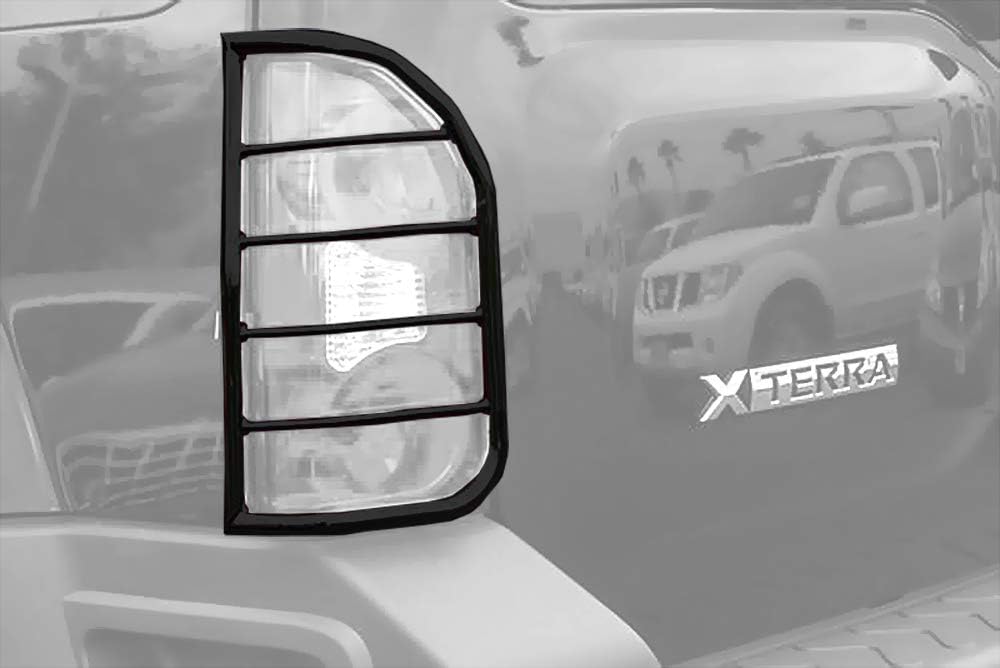 Amazon Com Maxmate Premium Compatible With 05 14 Nissan Xterra 2pcs Black Taillight Covers Tail Light Guards Mounting Hardware Instruction Included Automotive