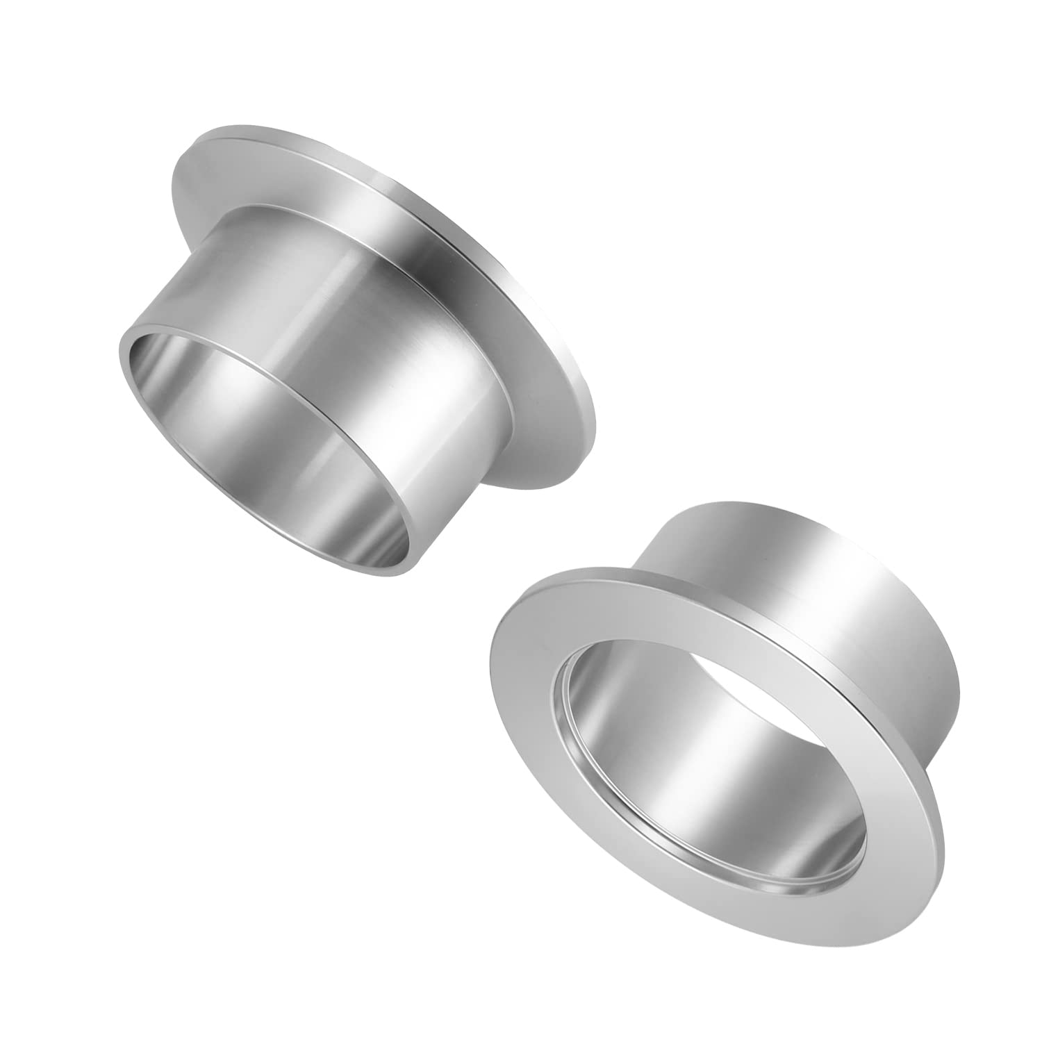 Othmro 304 Stainless Steel Fitting Long Weld Clamp Ferrule Fits Clamp 54x30mm 2Pcs — image 1