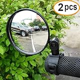 CIKIShield 2-Pack Adjustable Rotatable Handlebar Glass Mirror for Mountain Road Bike Cycling Bicycle