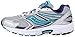 Saucony Women's Cohesion 9 Running Shoe, Silver/Navy/Teal, 7 M US