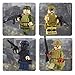 Army Block Set Building Military Toys Little People bricks SWAT Kids Toy City Police Minifigures Team Soldiers Figures Bulk Assembling with Accessories Weapons Canoeing Party Favors