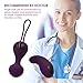 Kegel Balls for Tightening YORNIGHT Silicone Doctor Recommended Bladder Control Pelvic Floor Exercises Strengthen Enhance Intimacy Remote Control Rechargeable 10 Vibration Modes Purple Spanish