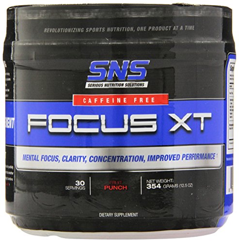 Serious Nutrition Solution Focus XT Caffeine Free Diet Supplement, Fruit Punch, 354 Gram