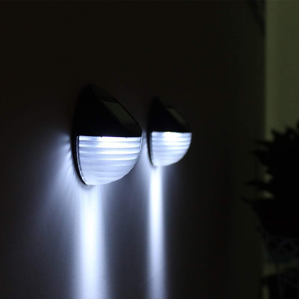 Solar Motion Lights, 6 LED Solar Lights Outdoor, IP65 Waterproof Easy-to-Install Security Lights for Front Door, Yard,Garage, Deck, Fence