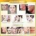 POP MODERN.C Double Chin Reducer V Line Lifting Mask V Shape Slimming Lifting Band Patch for Face and Chin Line Neck Mask Tightening Firming Moisturizing Facial Mask Christmas Gift for Women Gift