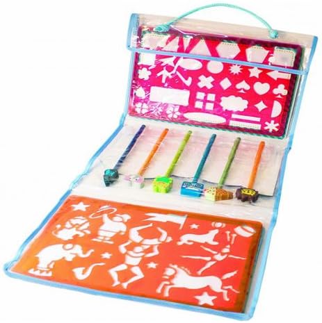 Meadow Kids Stencils and Pencils Blue
