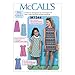 McCall's Patterns M7344 Children's/Girls' Raglan Sleeve Knit Dresses, Size CCE (3-4-5-6)
