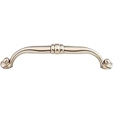 Top Knobs M1296 Asbury Collection 5-1/16 in. (128mm) Voss Pull, Brushed Satin Nickel